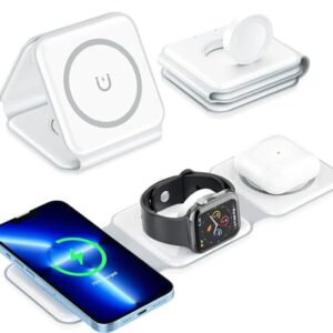 CARGADOR INALAMBRICO 3EN1 PARA IPHONE 15W- D