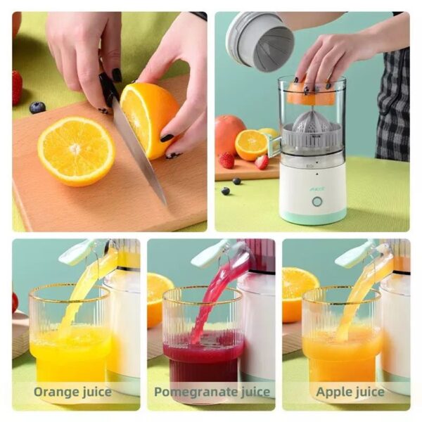 EXPRIMIDOR RECARGABLE PORTATIL DE FRUTAS-D - Imagen 3