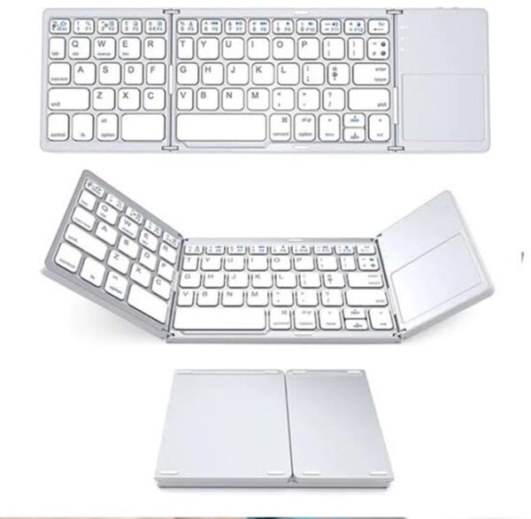 MINI TECLADO INALÁMBRICO PLEGABLE BLUETOOTH TOUCH PAD -D - Imagen 4