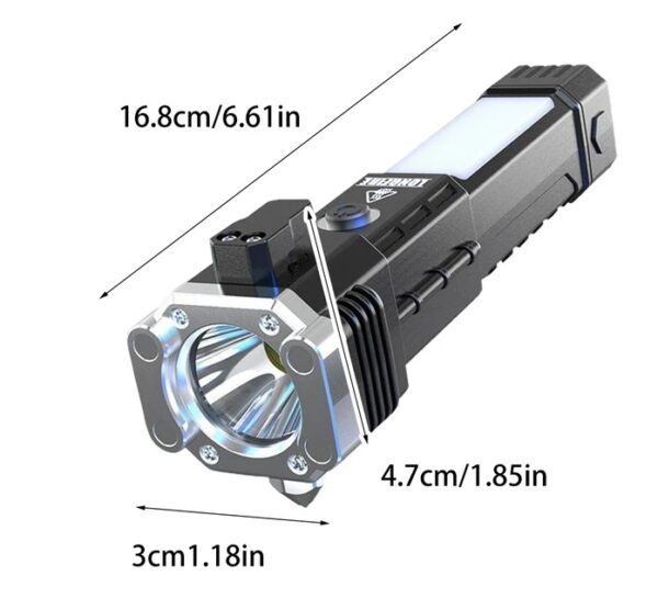 LINTERNA LED RECARGABLE 5 PCS -L - Imagen 5