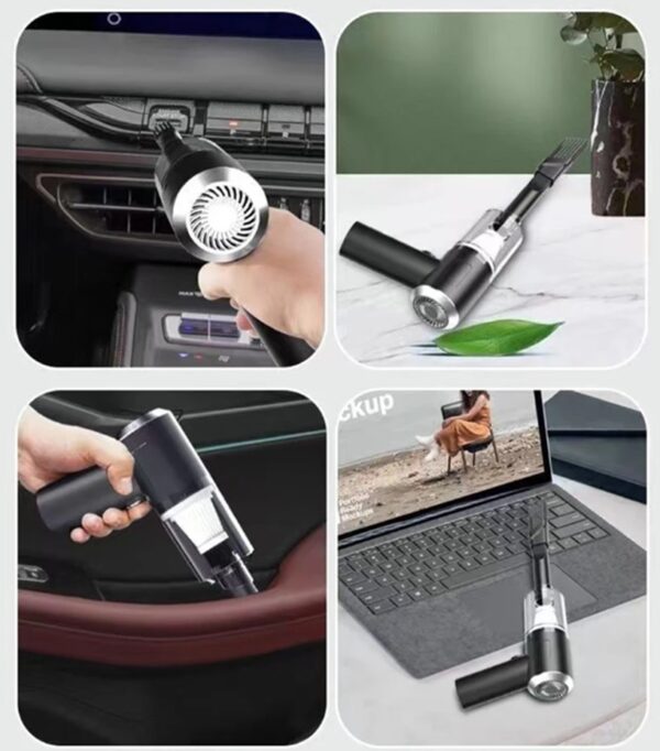MINI ASPIRADORA 3 EN A UNO PARA HOGAR Y AUTO-D - Imagen 5